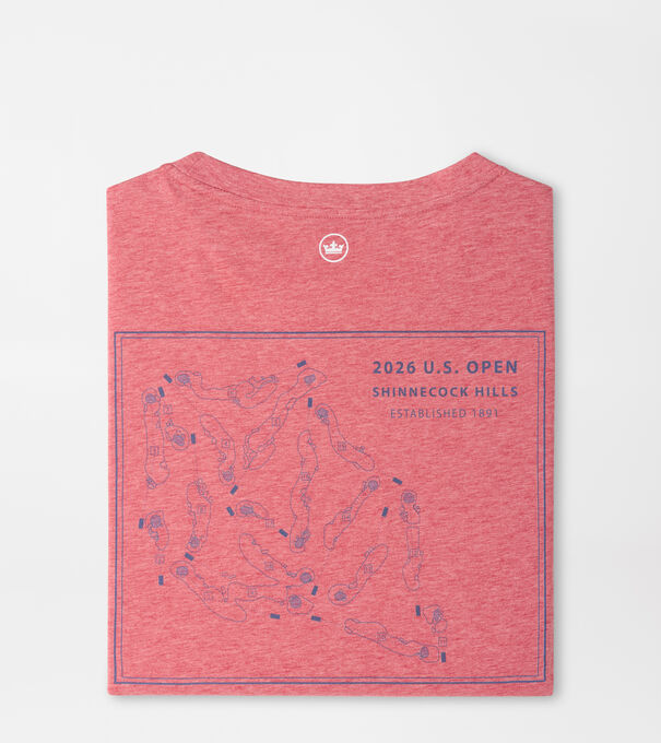 126th U.S. Open Course Map T-Shirt