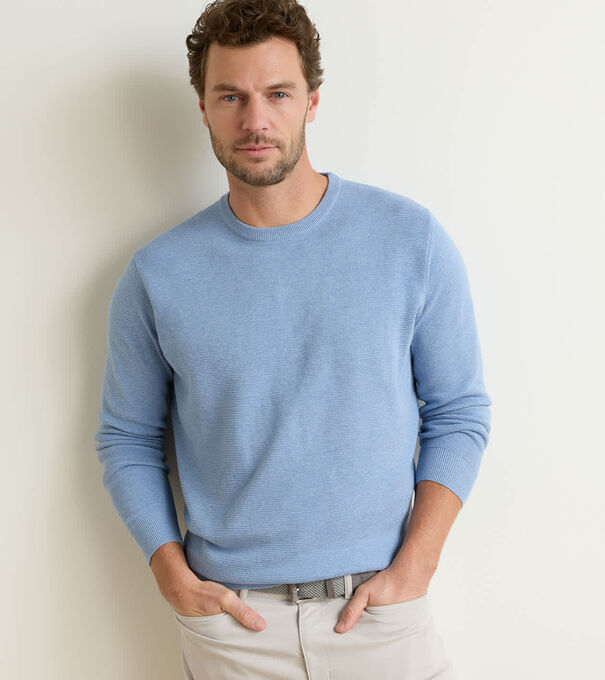 Coolspun Lite Textured Crewneck Sweater