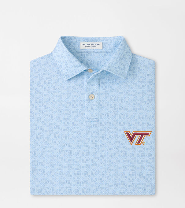 Virginia Tech Bases Loaded Youth Performance Jersey Polo