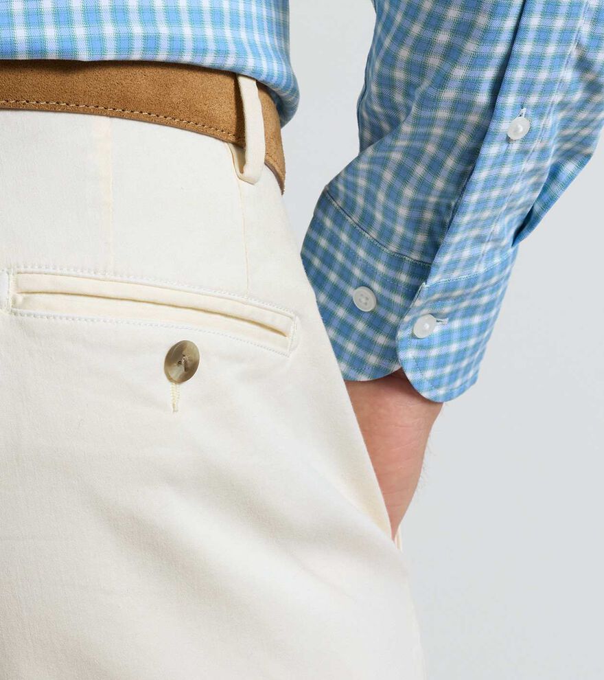 Signature Sateen Flat Front Trouser image number 4