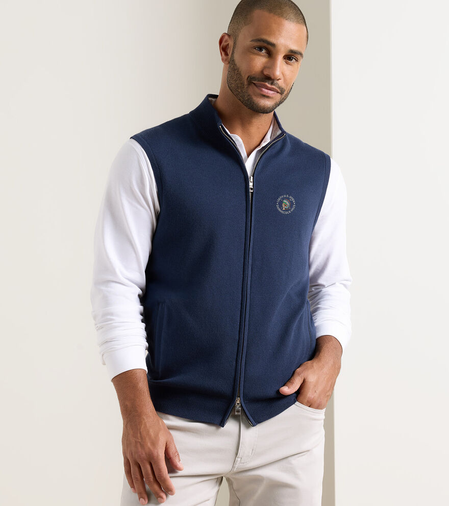 126th U.S. Open Coolspun Lite Full-Zip Sweater Vest - Alternate Image 1