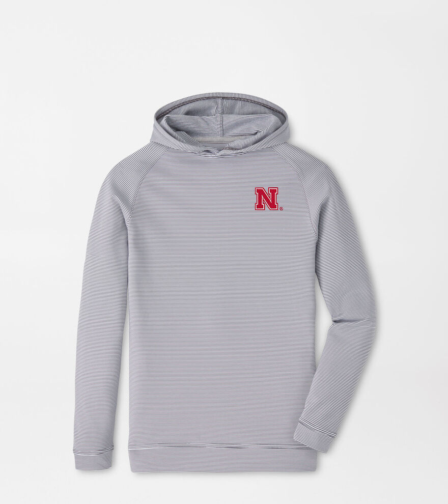 Nebraska Pine Youth Sugar Stripe Performance Hoodie image number 1