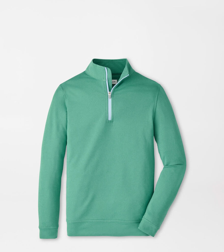 Perth Youth M&eacute;lange Performance Quarter-Zip image number 1