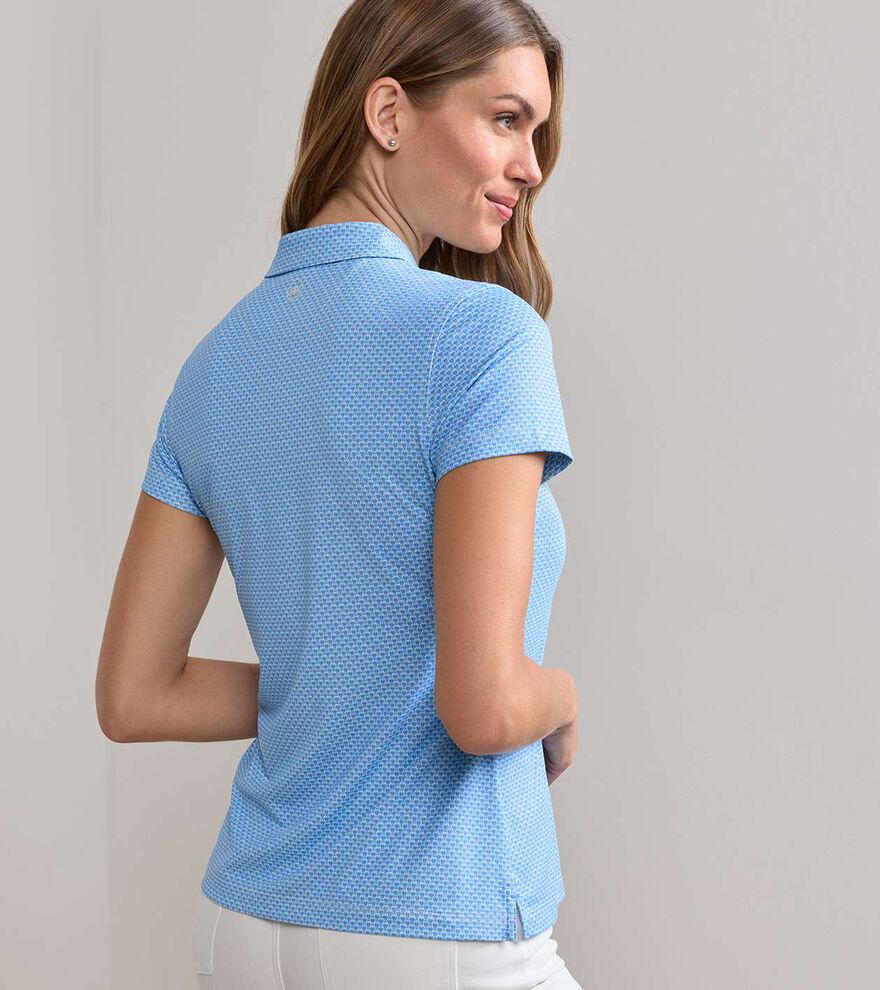 Maritime Valley Short Sleeve Jersey Polo - Alternate Image 2
