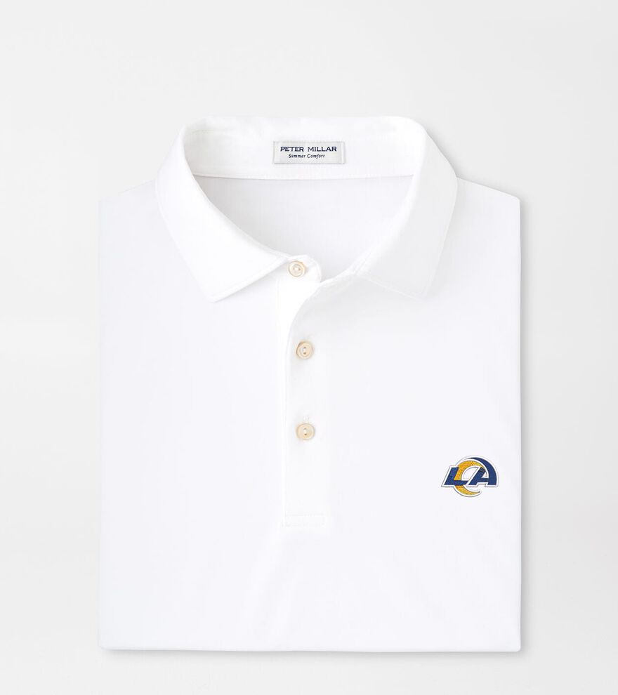 Los Angeles Rams Solid Performance Jersey Polo image number 1