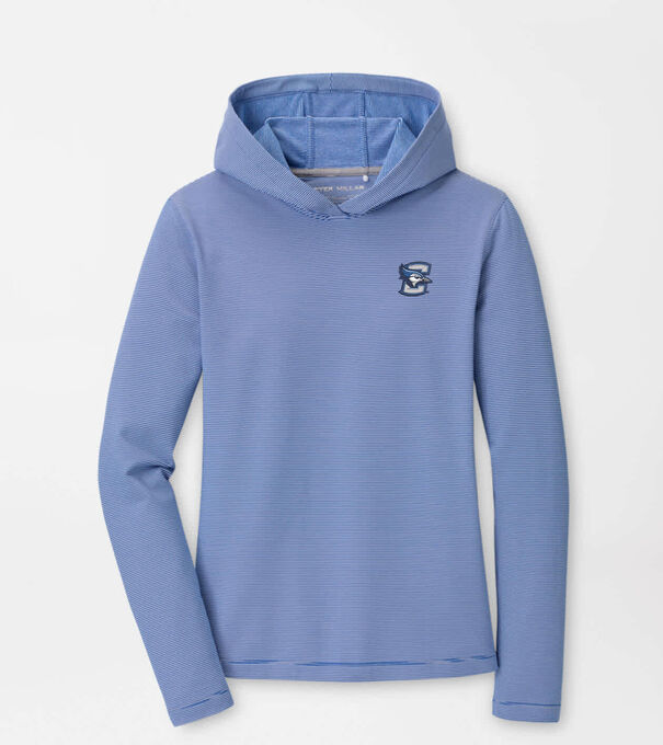 Creighton Women's Pine Sugar Stripe Performance Hoodie