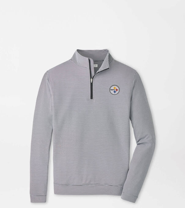 Pittsburgh Steelers Perth Sugar Stripe Performance Quarter-Zip