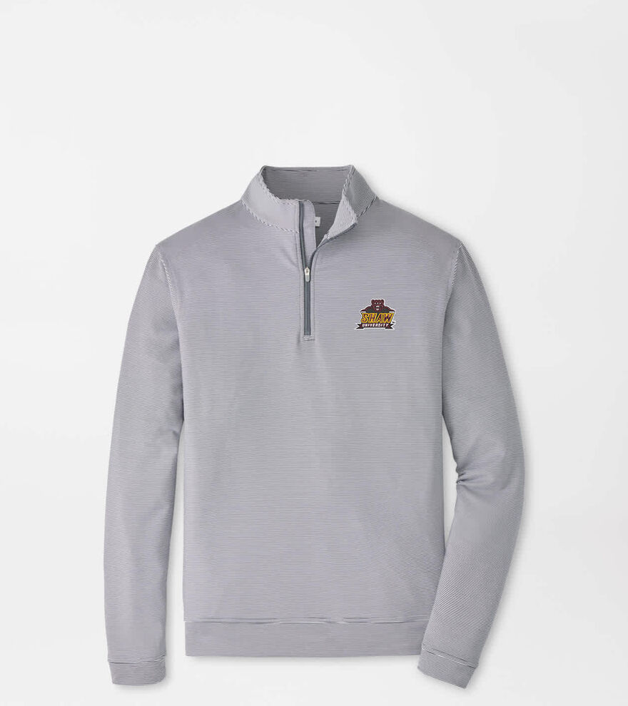 Shaw University Perth Sugar Stripe Performance Quarter-Zip image number 1