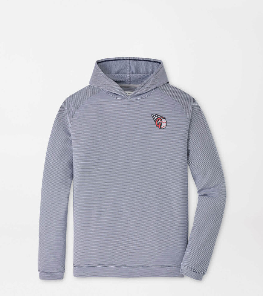 Cleveland Guardians Pine Sugar Stripe Performance Hoodie image number 1