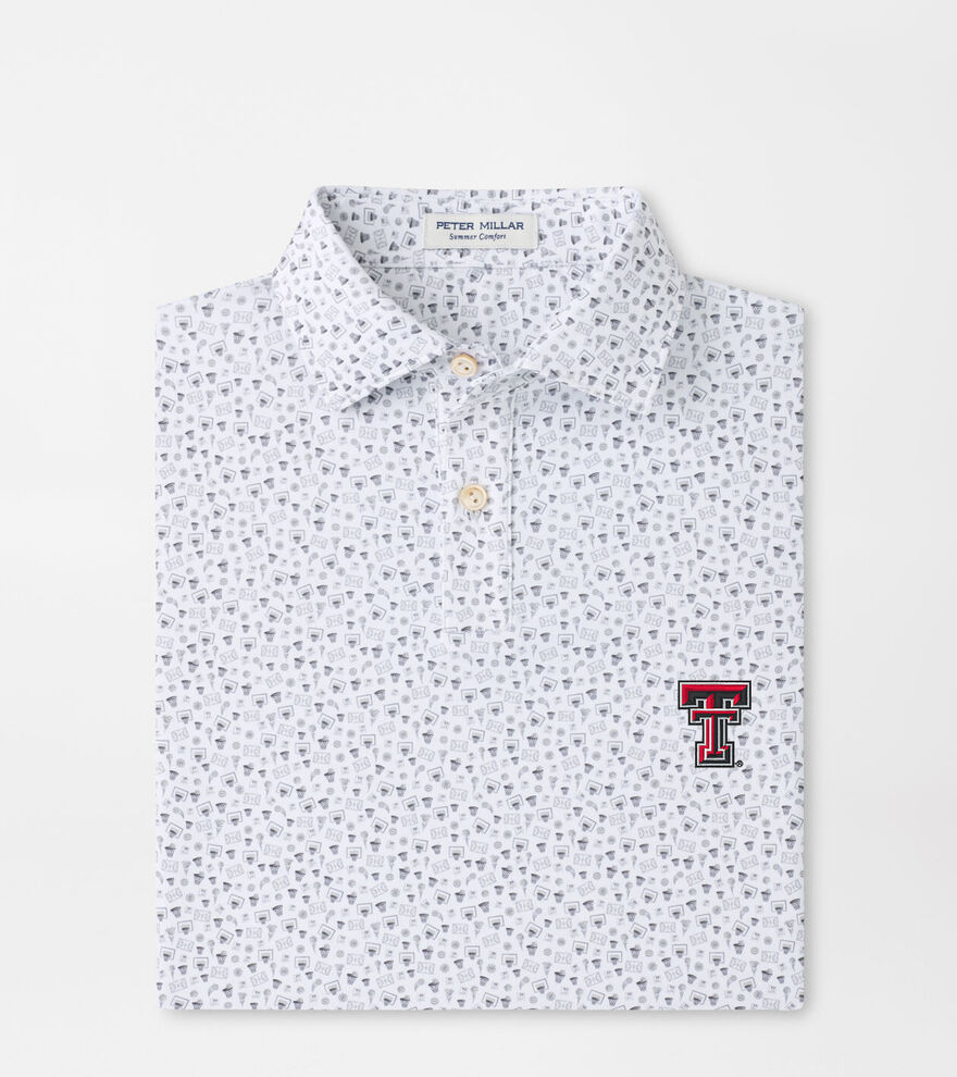 Texas Tech Buzzer Beater Youth Performance Jersey Polo image number 1