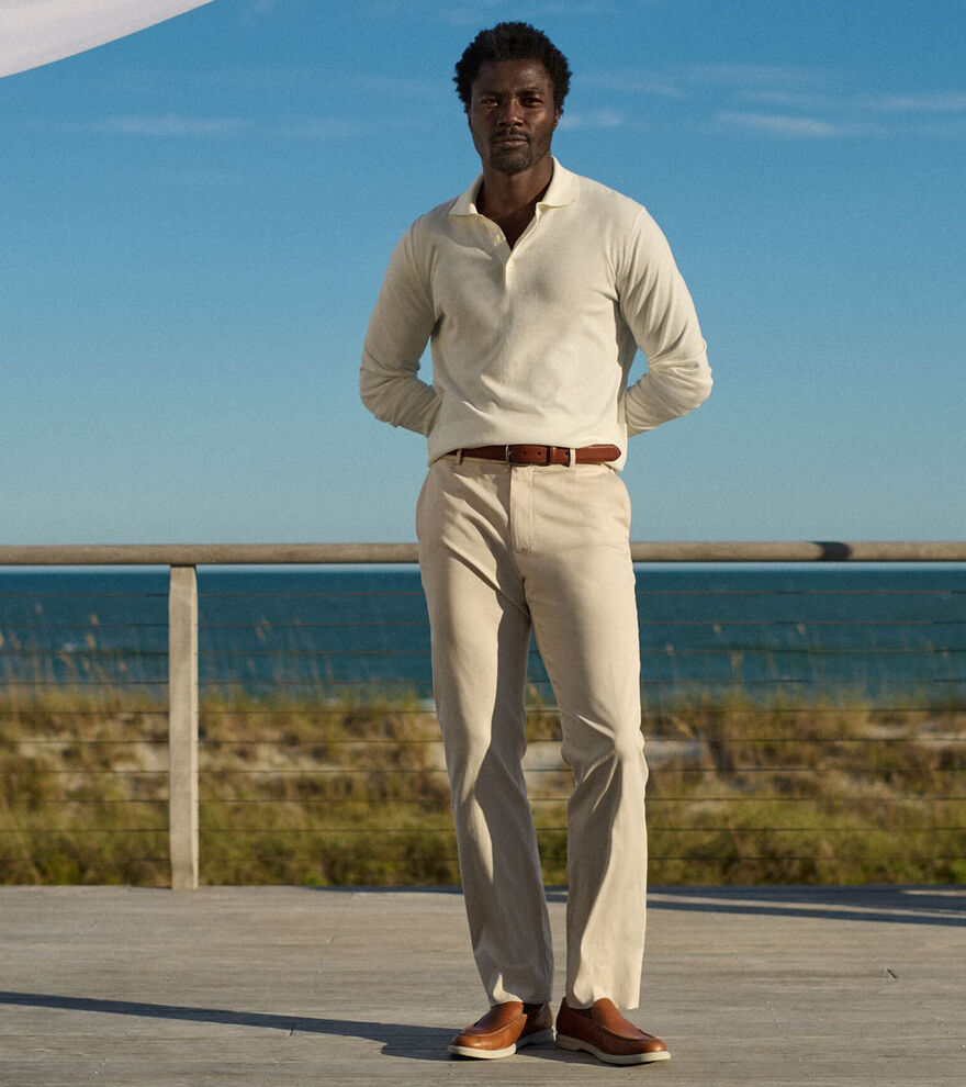 Mariner Sea Island Cotton Sweater Polo image number 7