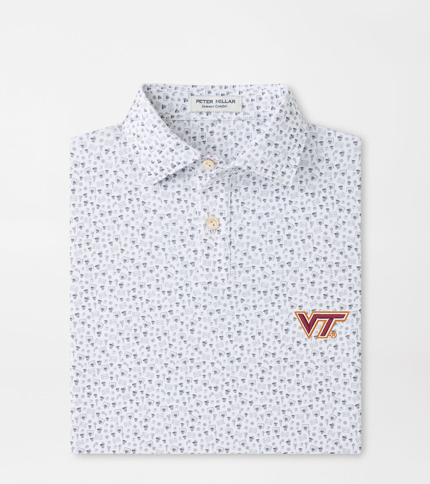 Virginia Tech Buzzer Beater Youth Performance Jersey Polo image number 1