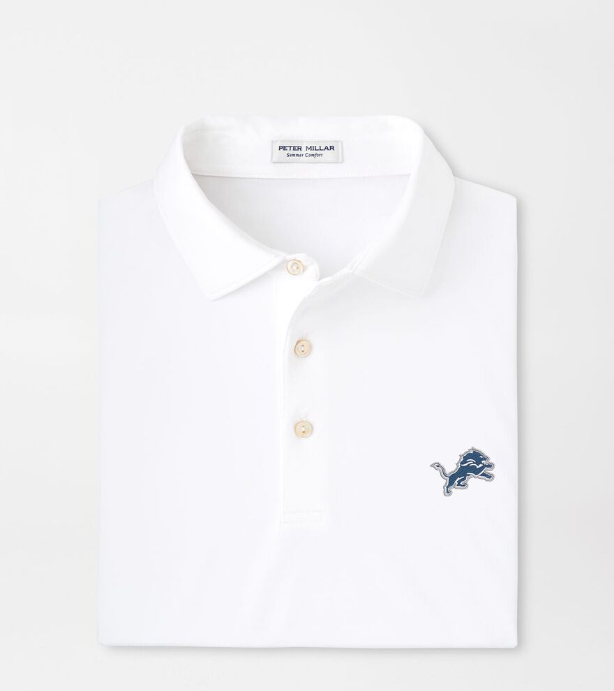 Detroit Lions Solid Performance Jersey Polo image number 1