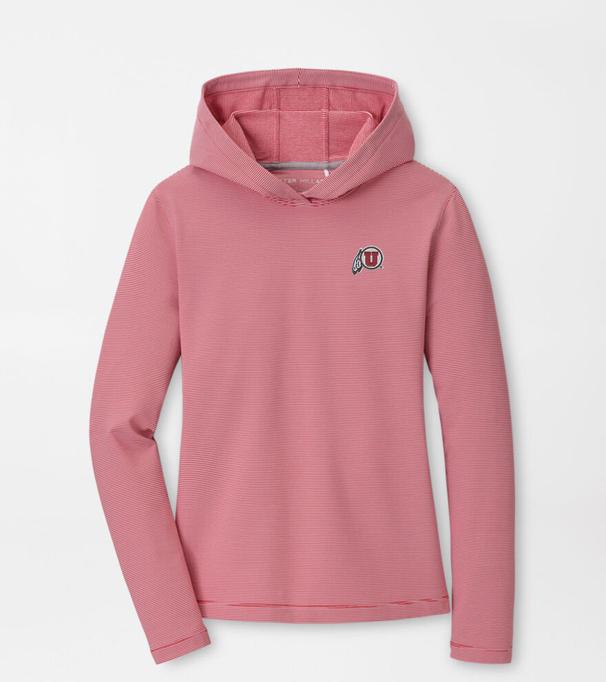 Utah Women's Pine Sugar Stripe Performance Hoodie image number 1