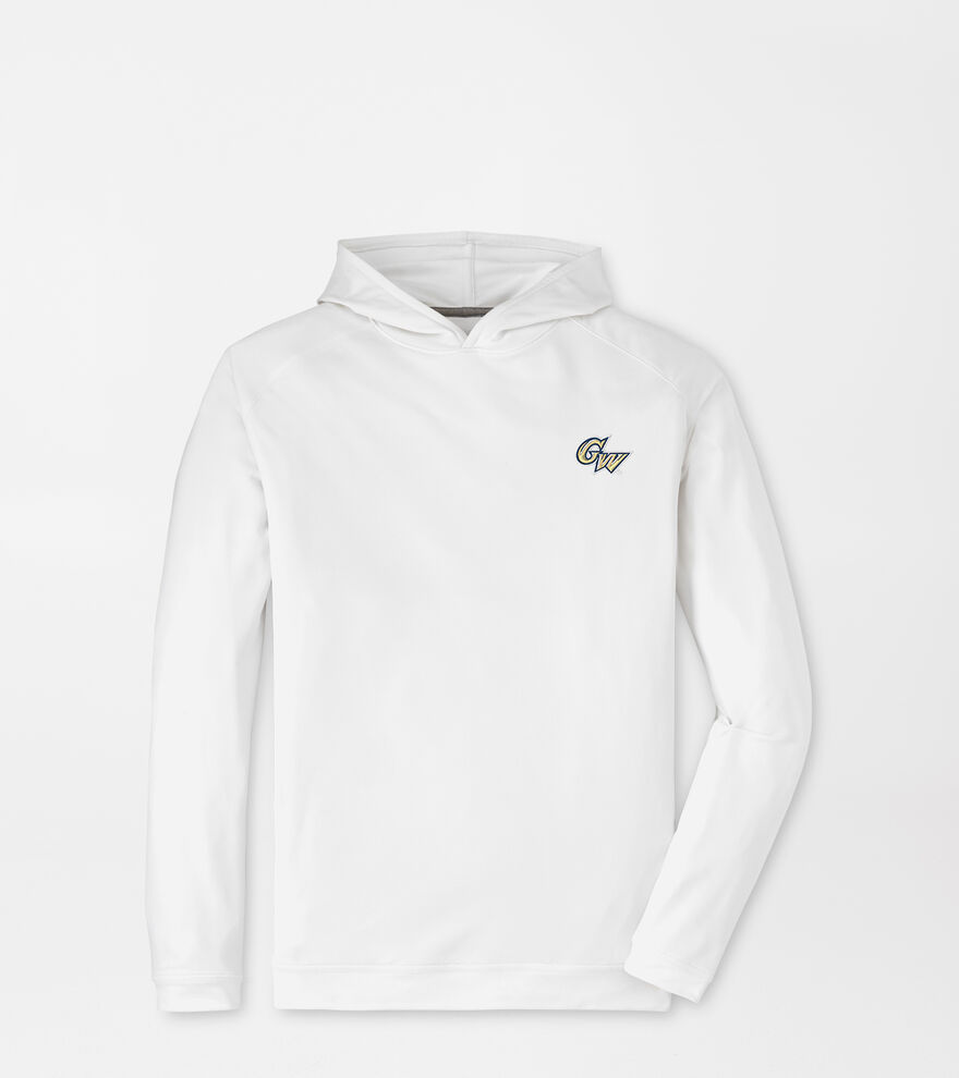 George Washington University Pine Performance Hoodie image number 1