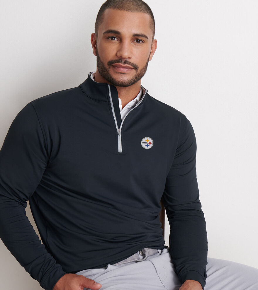 Pittsburgh Steelers Perth Performance Quarter-Zip image number 2