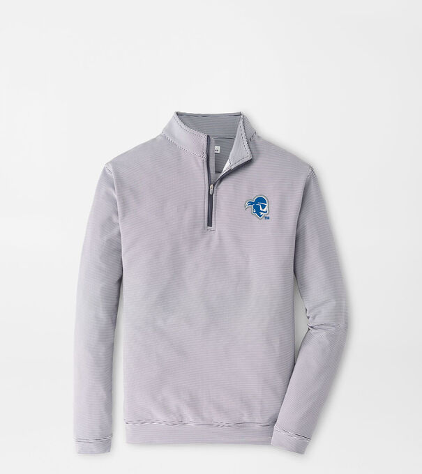 Seton Hall Perth Sugar Stripe Performance Quarter-Zip