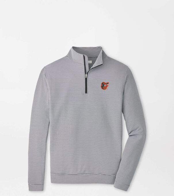 Baltimore Orioles Perth Sugar Stripe Performance Quarter-Zip