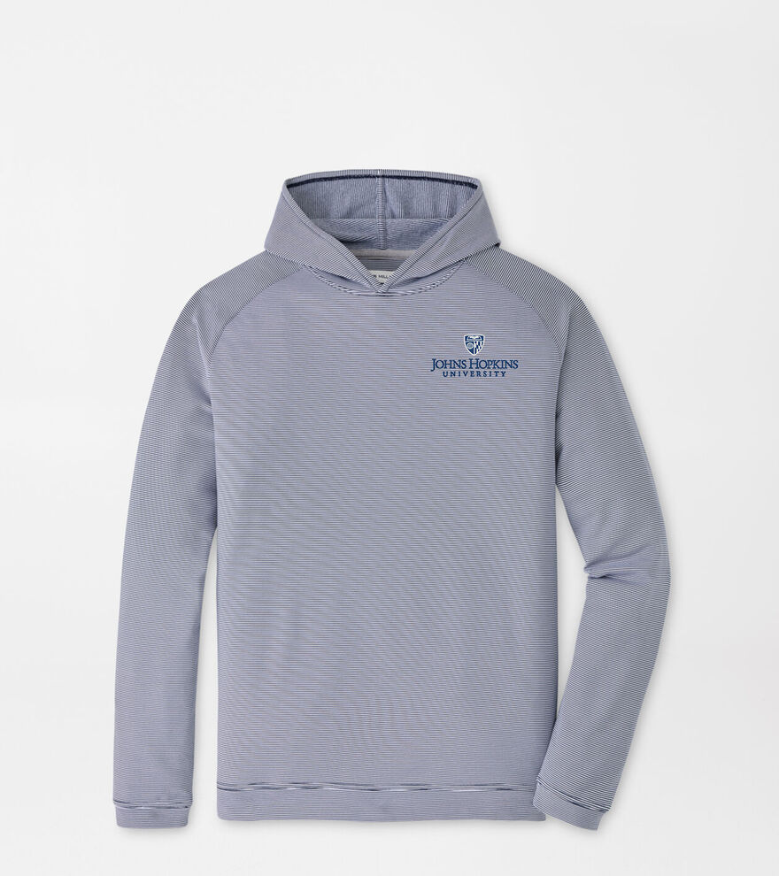 Johns Hopkins University Pine Sugar Stripe Performance Hoodie image number 1