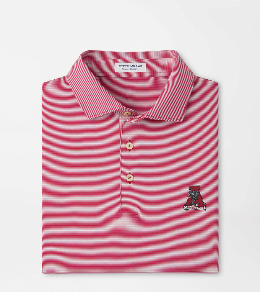 Alabama Vault Jubilee Stripe Performance Polo
