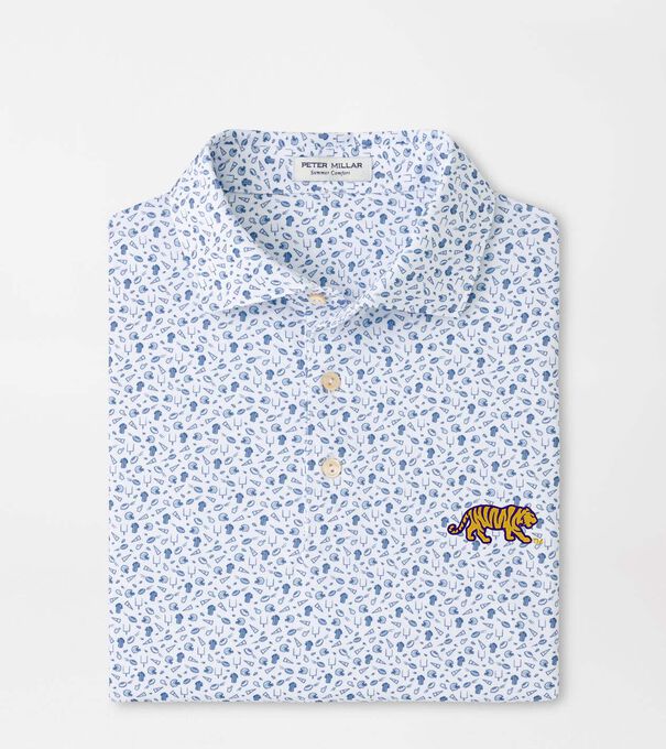 LSU Mike the Tiger Kick Off Performance Jersey Polo