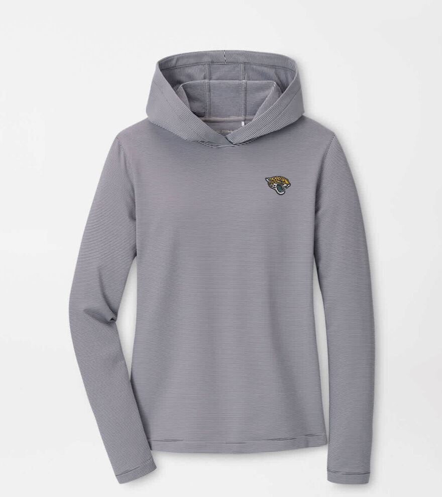 Jacksonville Jaguars Women's Pine Sugar Stripe Performance Hoodie image number 1