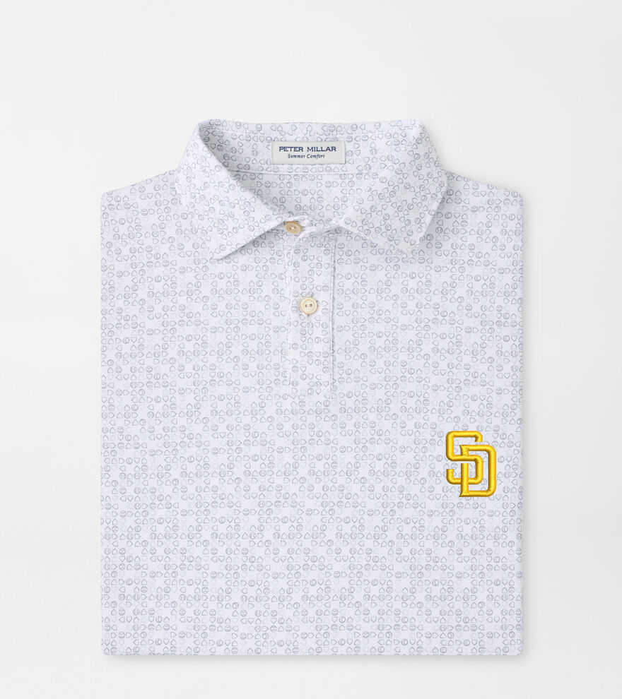 San Diego Padres Bases Loaded Youth Performance Jersey Polo image number 1