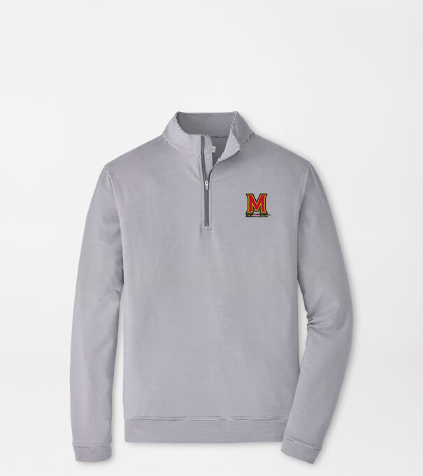 Maryland Perth Sugar Stripe Performance Quarter-Zip