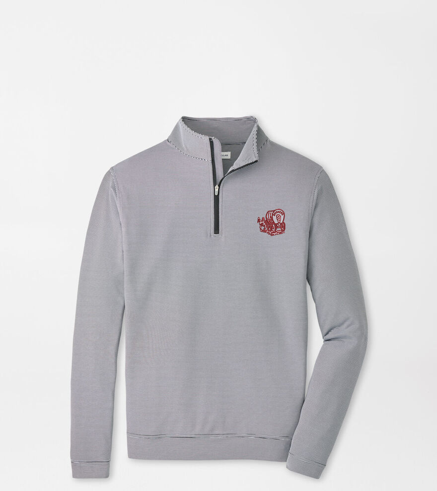 Oklahoma Vault Perth Sugar Stripe Performance Quarter-Zip image number 1
