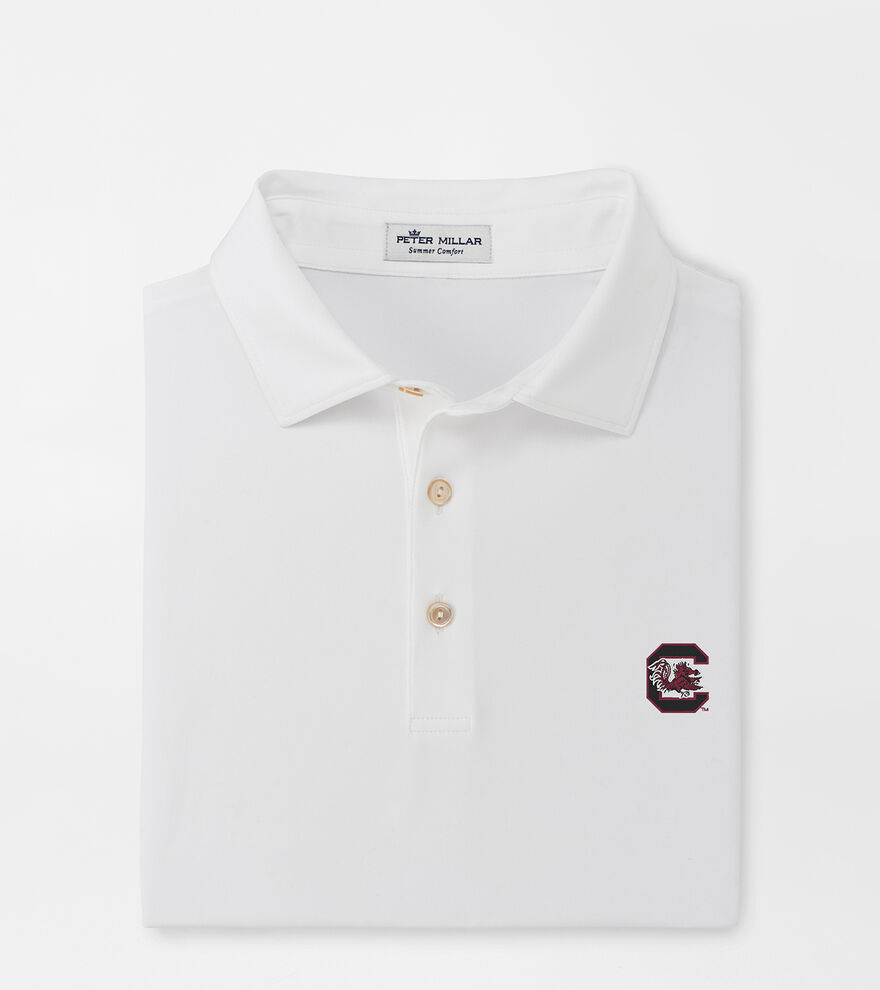 South Carolina Solid Performance Jersey Polo image number 1