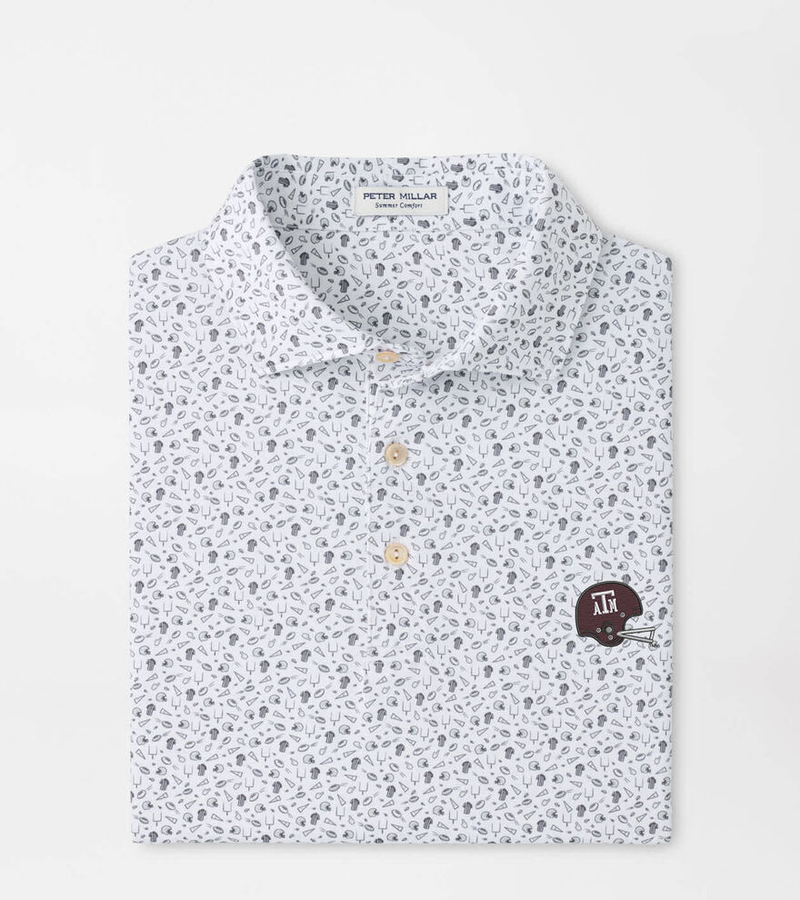 Texas A&M Vault Kick Off Performance Jersey Polo