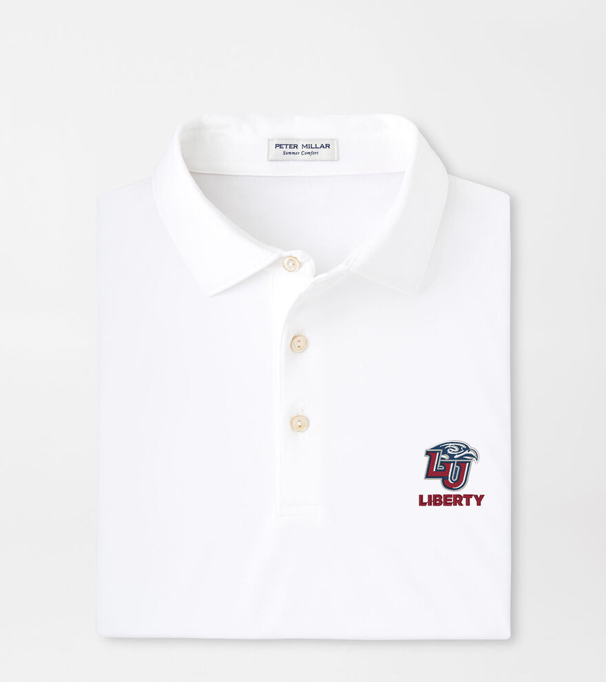 Liberty University Solid Performance Jersey Polo image number 1