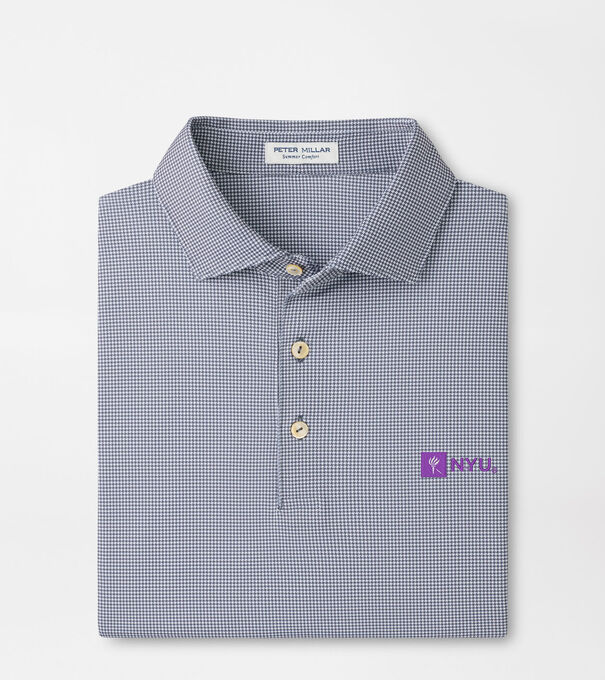New York University Border Performance Jersey Polo