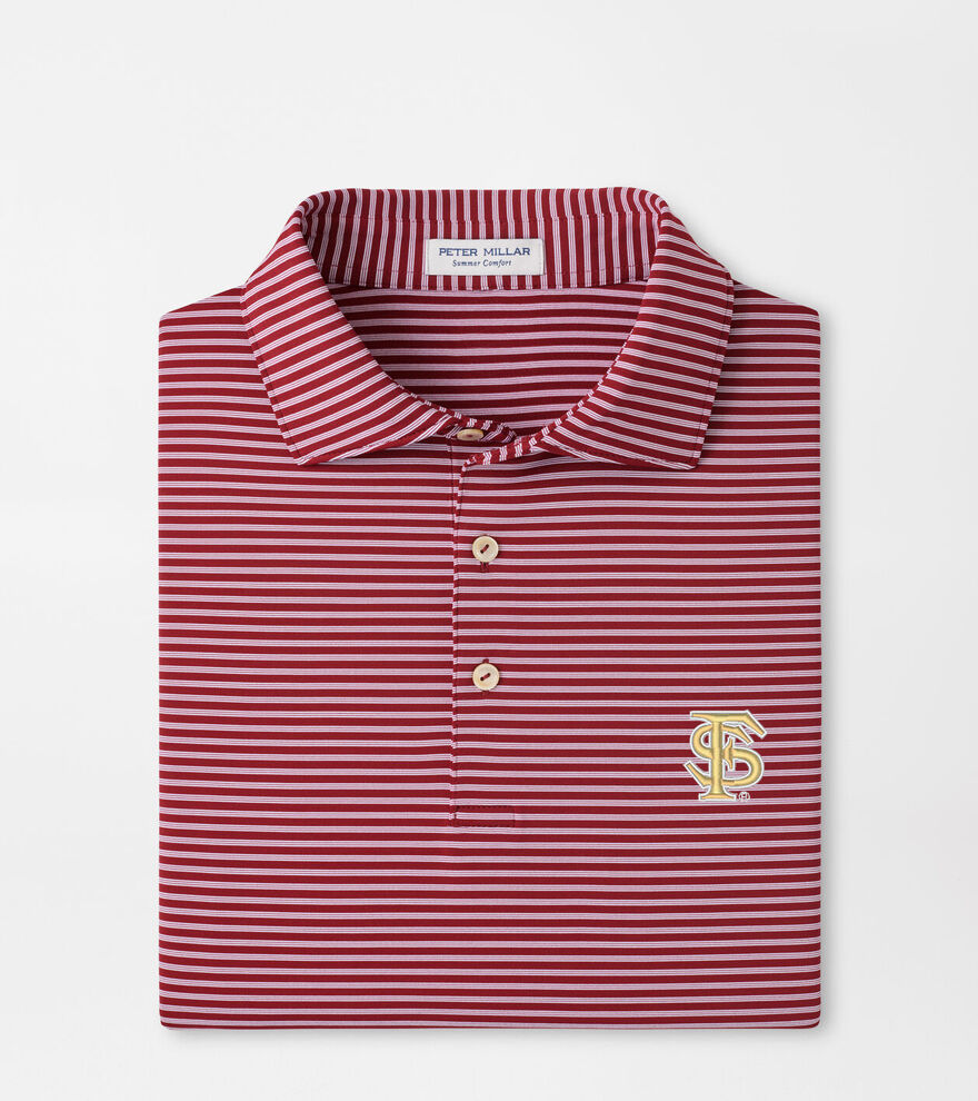 Florida State Tiebreaker Performance Jersey Stripe Polo image number 1