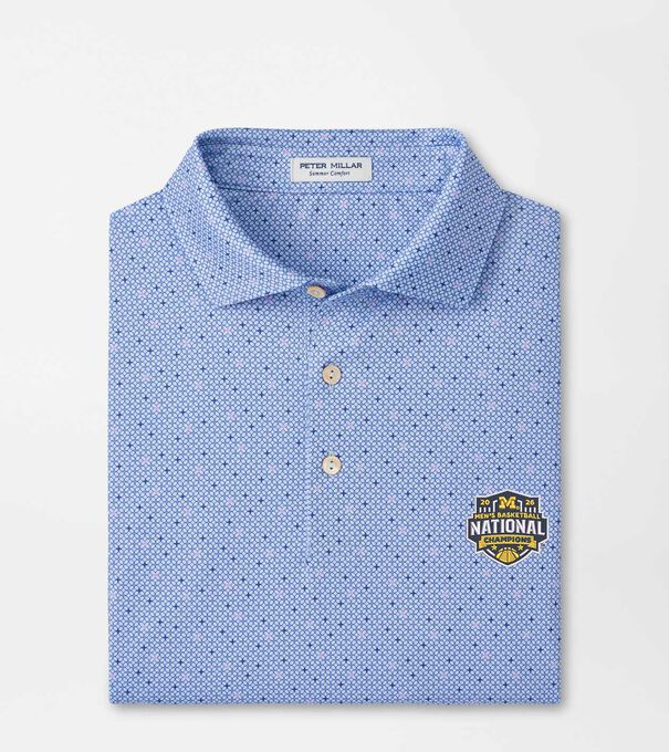 Michigan National Champion Barrier Performance Jersey Polo
