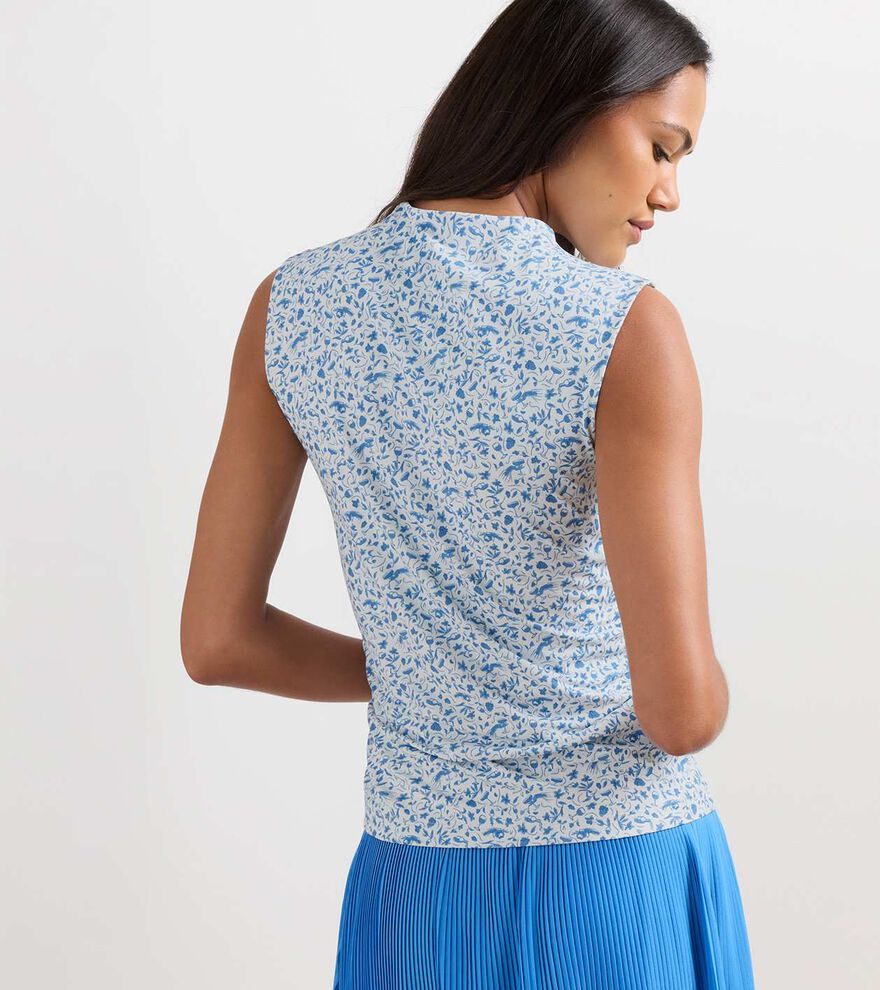 Rachel Vino Flora Ruched Sleeveless Top - Alternate Image 2