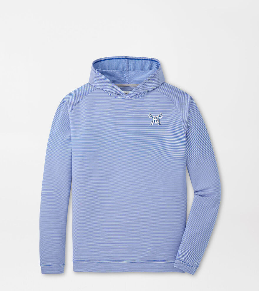 Hampton University Pine Sugar Stripe Performance Hoodie image number 1