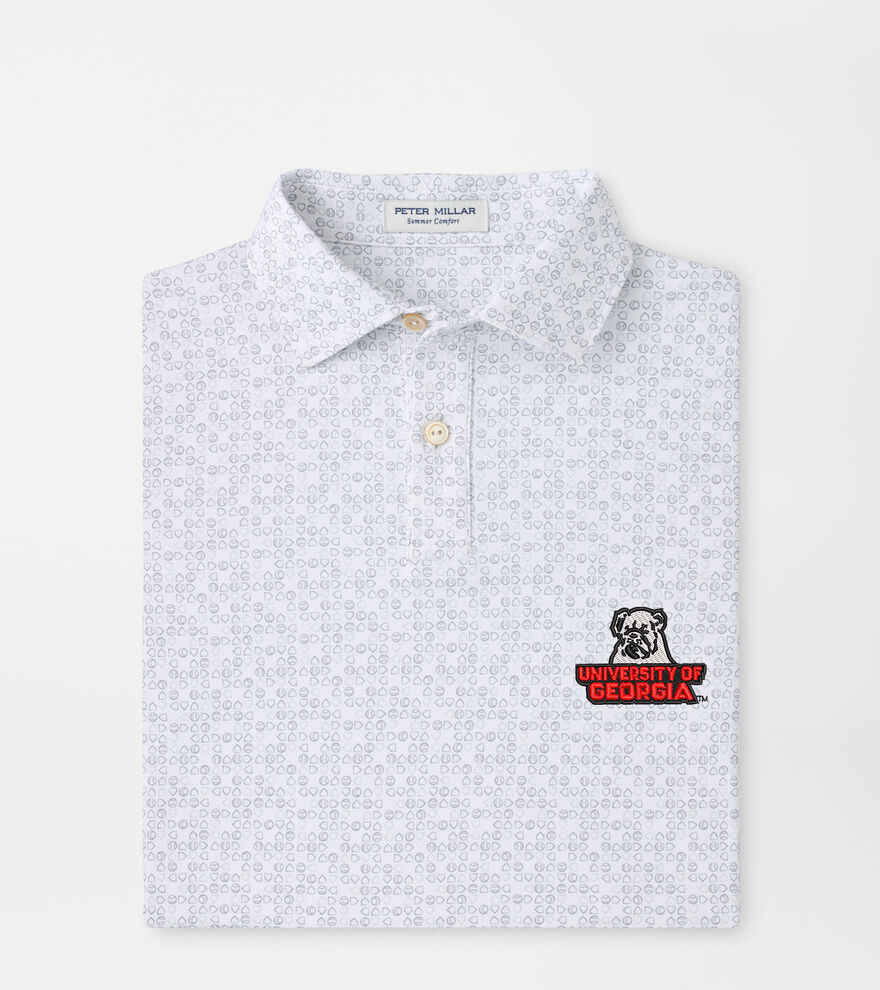 Georgia Vault Bases Loaded Youth Performance Jersey Polo image number 1