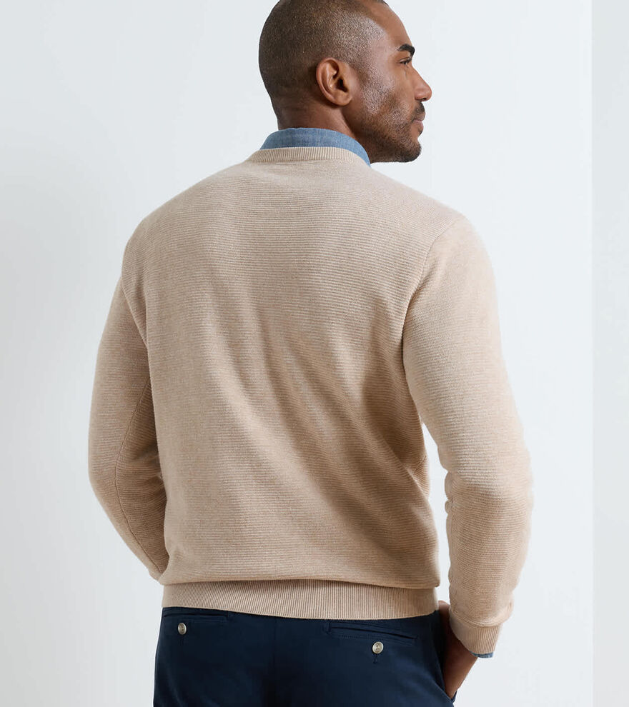 Coolspun Lite Textured Crewneck Sweater - Alternate Image 2