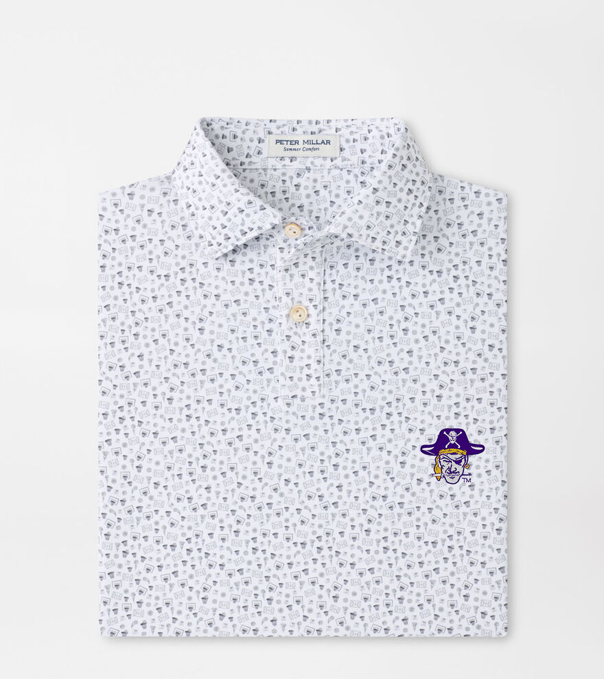 East Carolina University Vault Buzzer Beater Youth Performance Jersey Polo image number 1