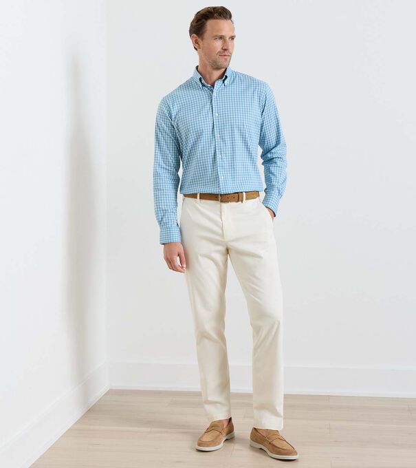 Signature Sateen Flat Front Trouser