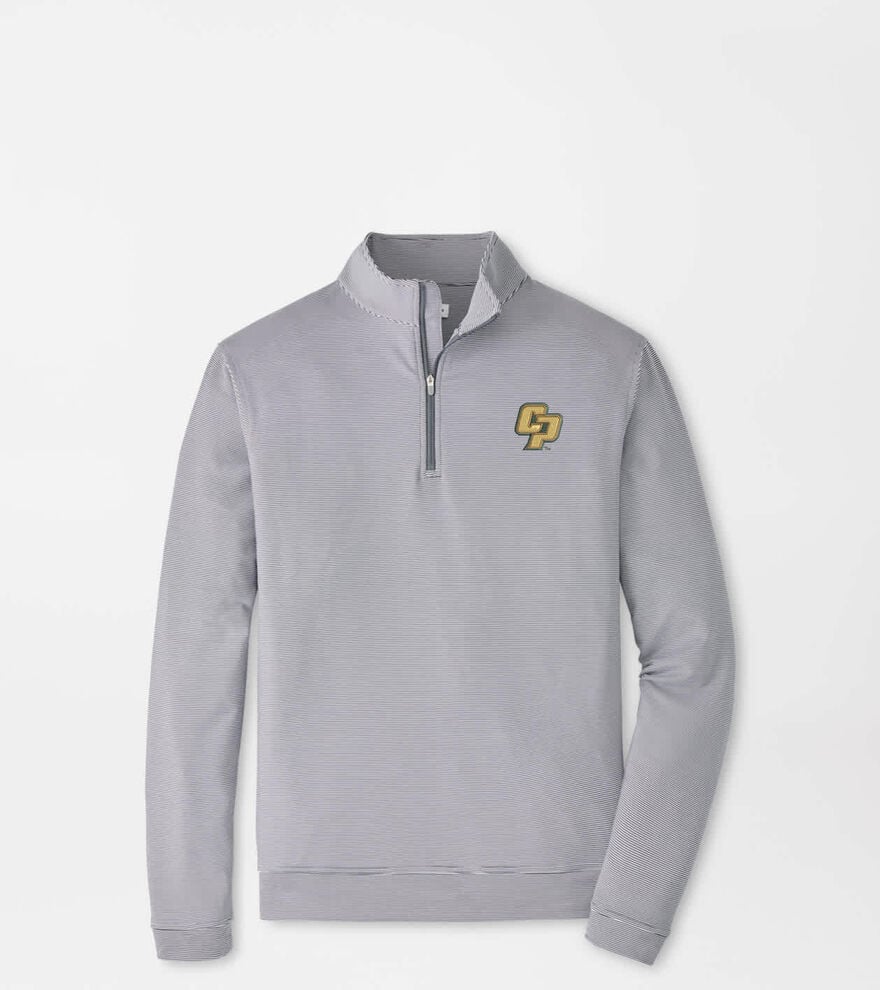 CalPoly Perth Mini-Stripe Performance Pullover