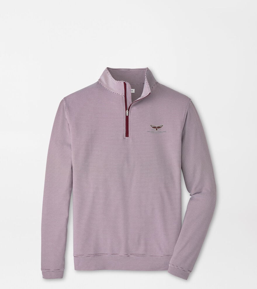 Maryland Eastern Shore Perth Sugar Stripe Performance Quarter-Zip image number 1