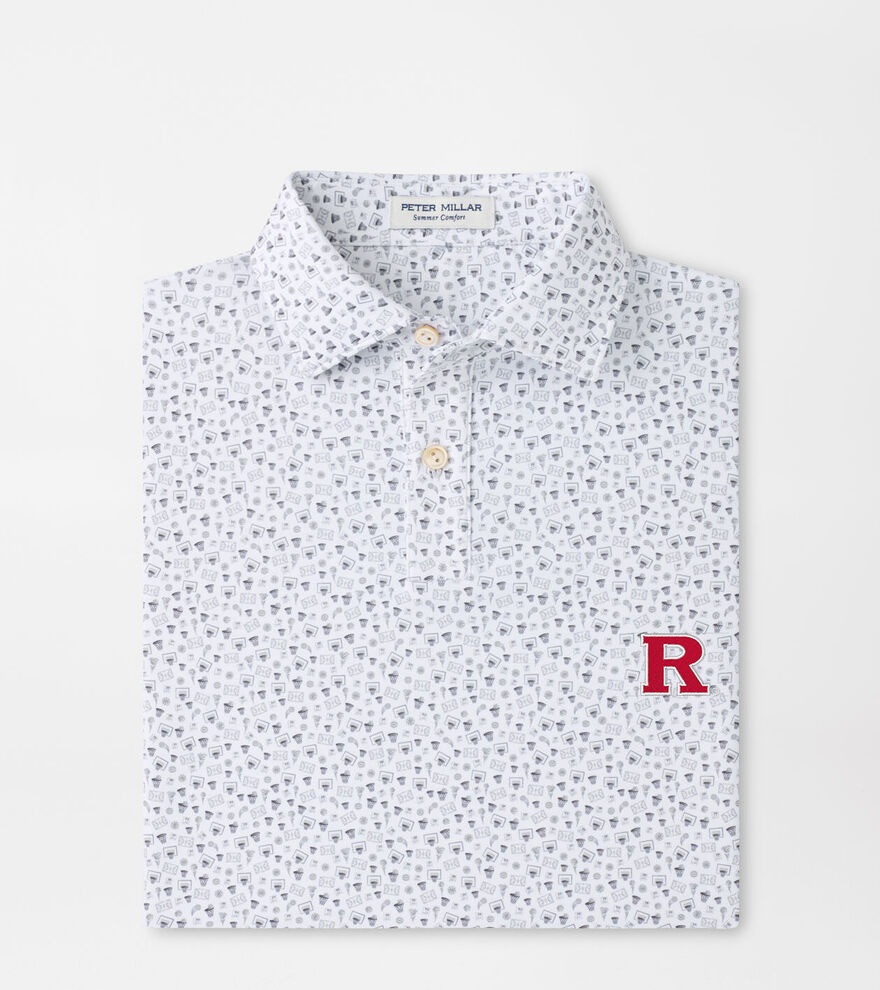 Rutgers Buzzer Beater Youth Performance Jersey Polo image number 1