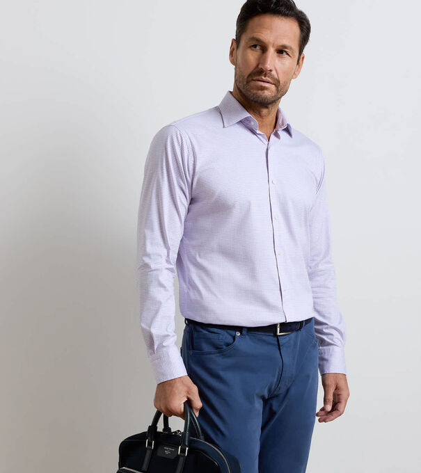 Conway Crown Lite Cotton-Stretch Sport Shirt - Alternate Image 1