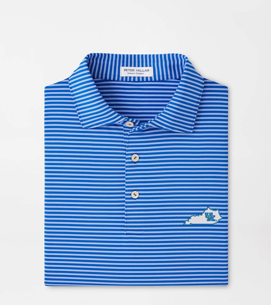 Kentucky Vault Tiebreaker Performance Jersey Stripe Polo