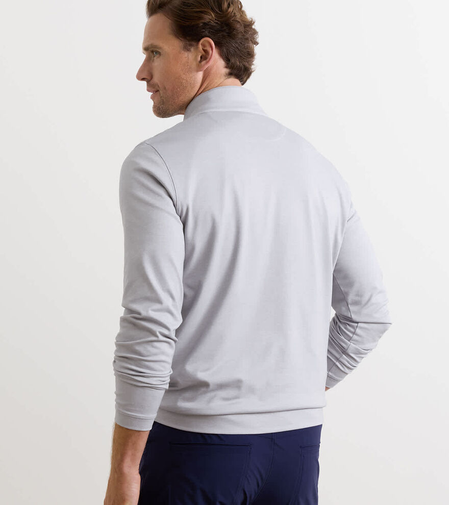 Albatross Cotton-Blend Piqu&eacute; Quarter-Zip - Alternate Image 2