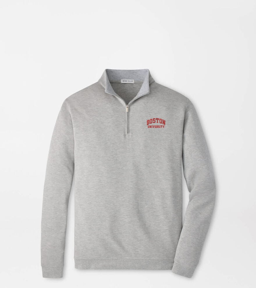 Boston University Crown Comfort Quarter-Zip Pullover