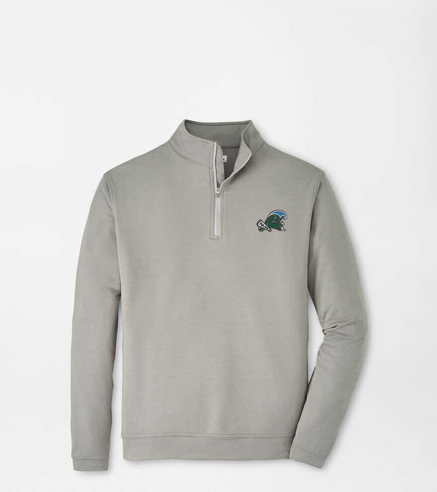 Tulane Green Wave Perth M&eacute;lange Performance Quarter-Zip image number 1