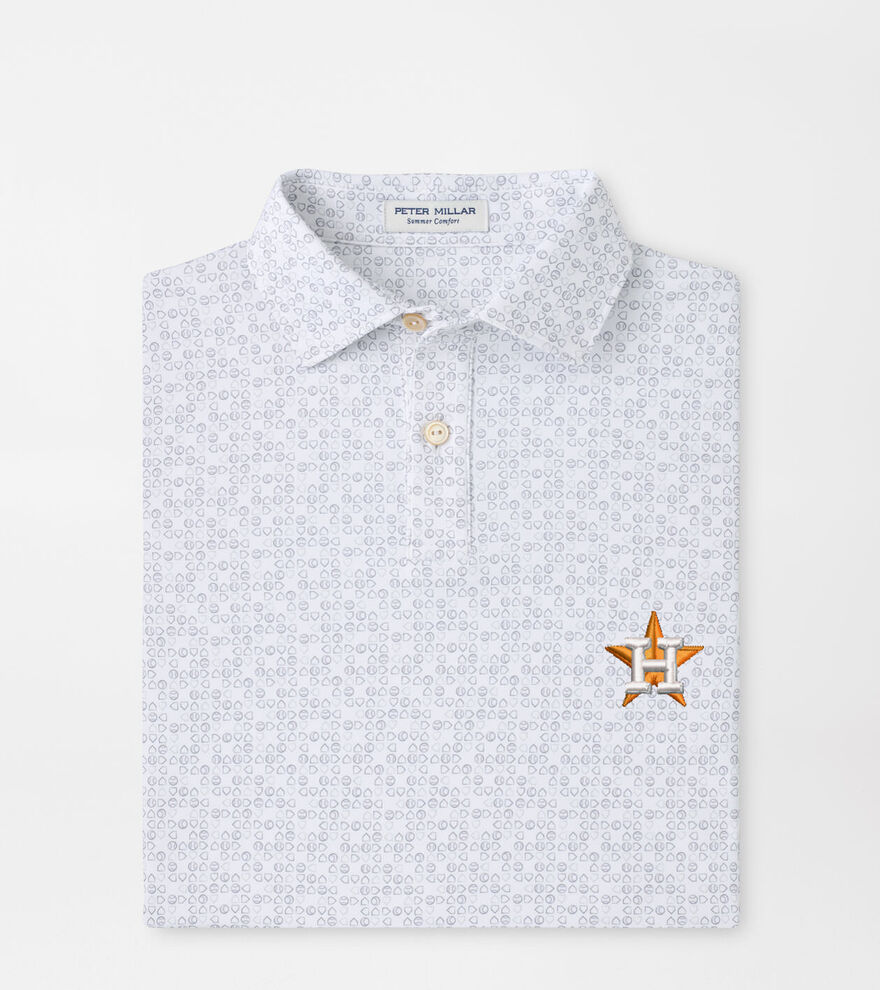 Houston Astros Bases Loaded Youth Performance Jersey Polo image number 1